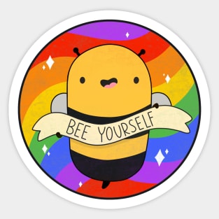 Bee Yourself Sticker